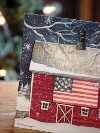 クリスマスカード (Winter Flag Barn)
