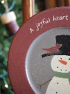 プレート (Joyful Heart Snowman)